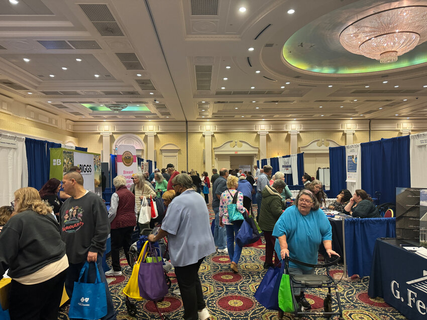Bally's Dover was packed for the annual 55 Plus Expo on Thursday. It was presented by the Central Delaware Chamber of Commerce.