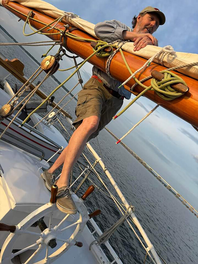 Captain Jake Flory and the rest of the Skipjack Nathan's crew members are delighted to begin the iconic vessel's 30th sailing season with a newly constructed boom.