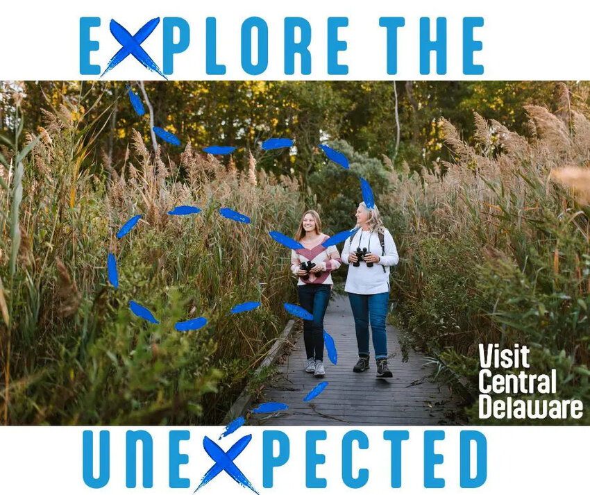The Kent County Tourism Corp. has revealed new branding, &quot;Visit Central Delaware &mdash; Explore the Unexpected.&quot;