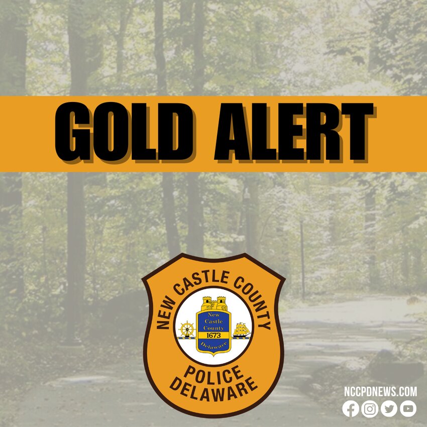 The New Castle County Police Department issues Gold Alerts through its social media platforms..