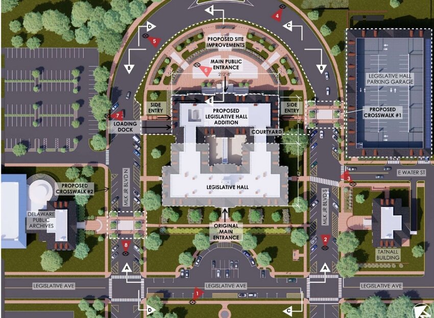 Opposition grows toward $35-million Leg Hall expansion in Delaware bond bill