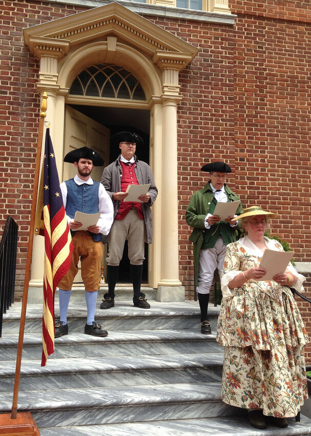 Declaration of Independence reading stirred emotions on Green