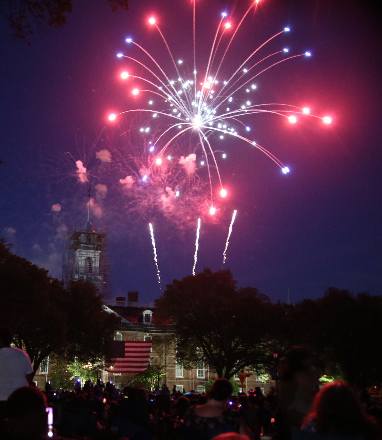 Dover celebrates Independence Day with fireworks at Legislative Hall