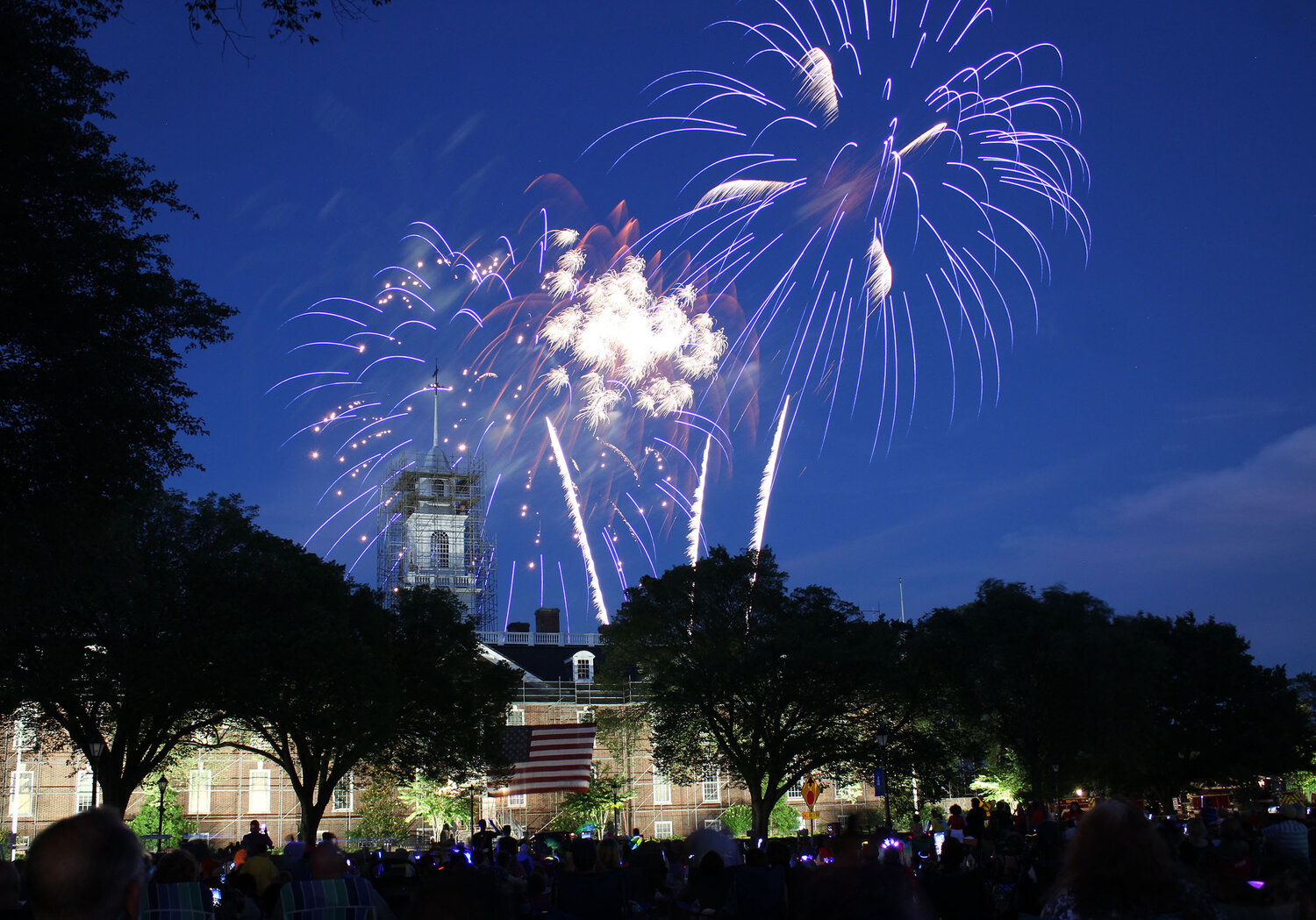 Dover celebrates Independence Day with fireworks at Legislative Hall