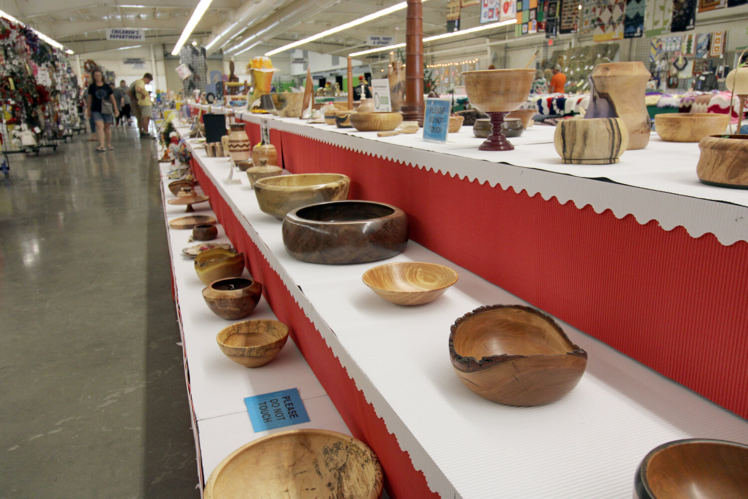 The Dover Building at the Delaware State fair, which started Thursday, is filled with examples of handmade items from culinary creations to wooden crafts.