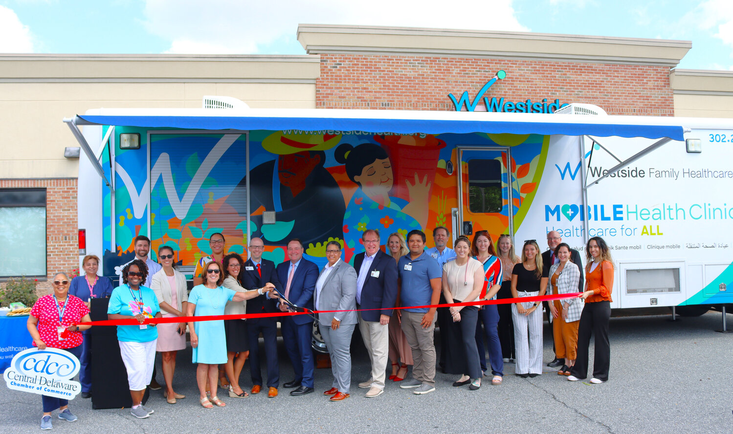Central Delaware Chamber of Commerce members joined the team of Westside Family Healthcare for a ribbon cutting.