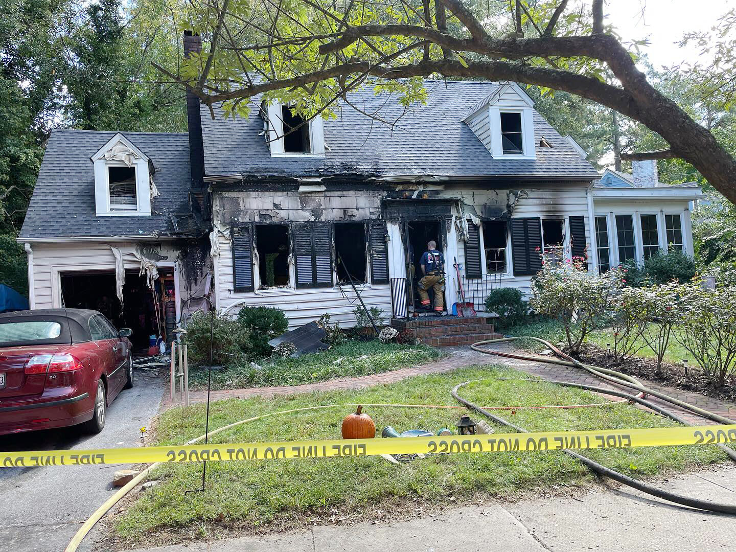 The Pinehurst neighborhood home of Salisbury University lacrosse coach Jim Berkman was destroyed by fire early Sunday, the Maryland State Fire Marshal’s Office said.