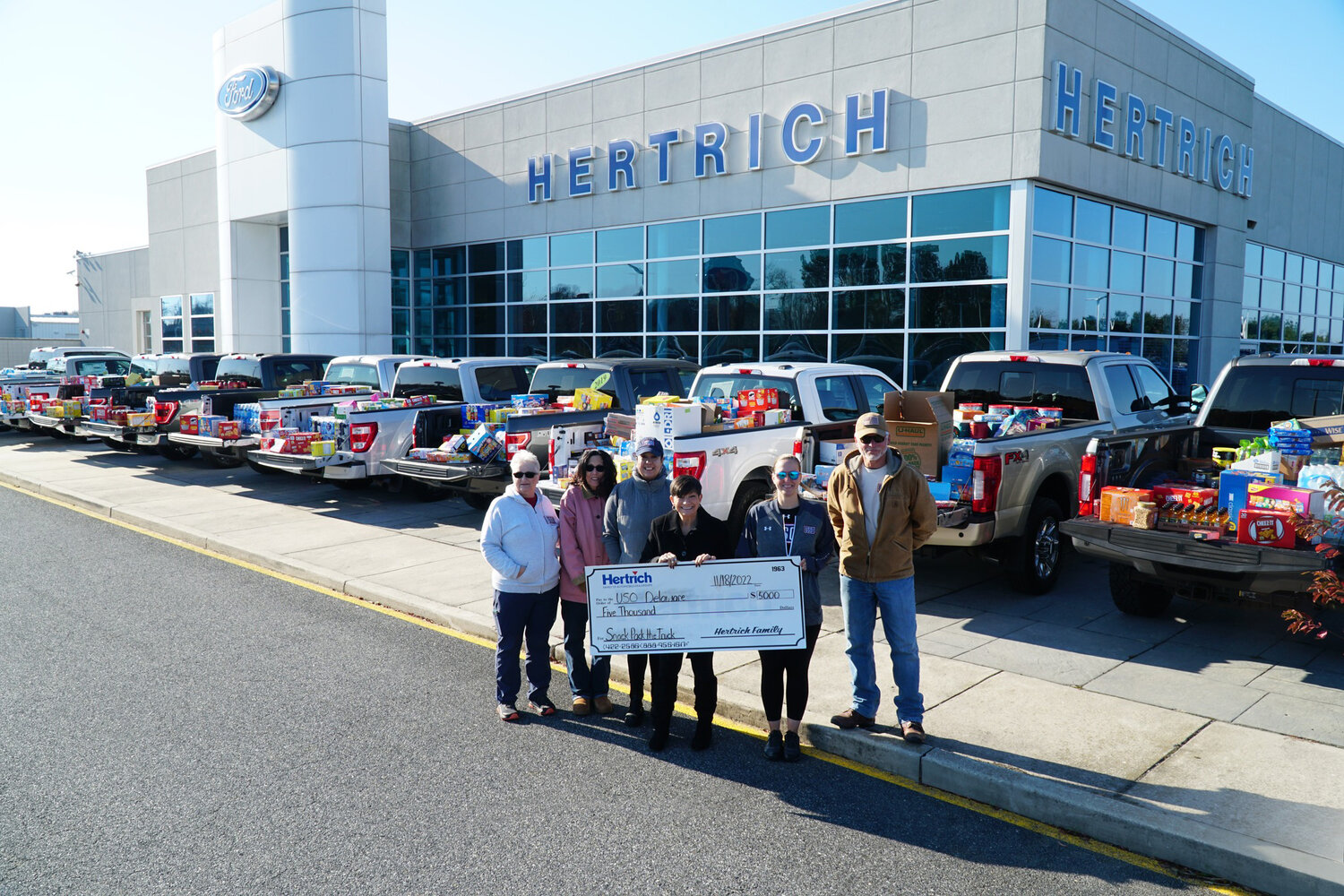 The Hertrich Family of Automobile Dealerships is hosting the Seventh annual Snack Pack the Truck benefiting the United Service Organizations.