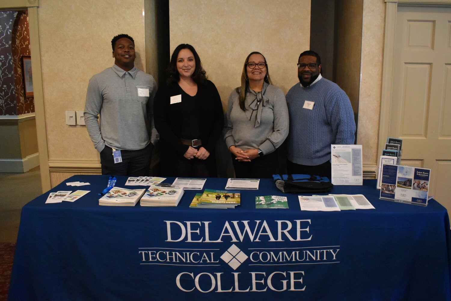 The Delaware Technical Community College (DTCC) team at Excellence in Education 2023.