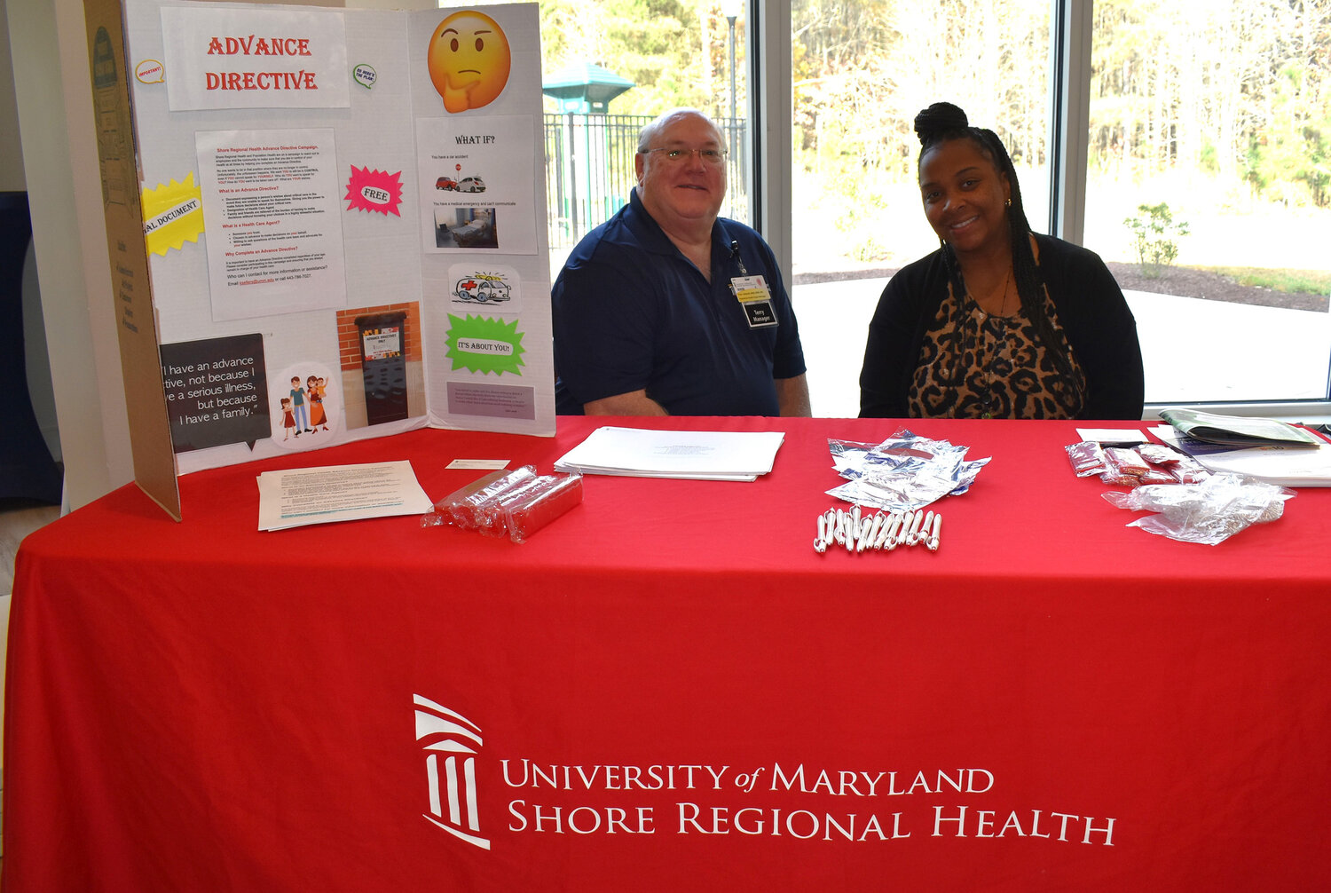 UM Shore Regional Health shared the importance of advance directives at Thrive Dorchester 2023, hosted by the Dorchester Banner at the Weinberg Intergenerational Center.