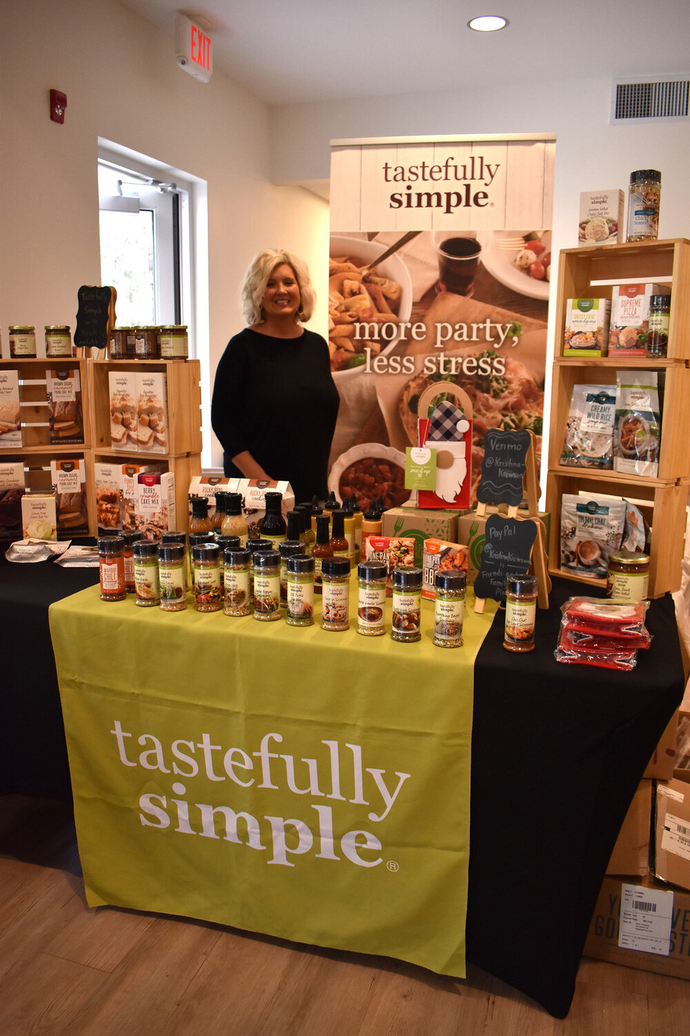 Tastefully Simple shares flavor at Thrive Dorchester 2023, hosted by the Dorchester Banner at the Weinberg Intergenerational Center.