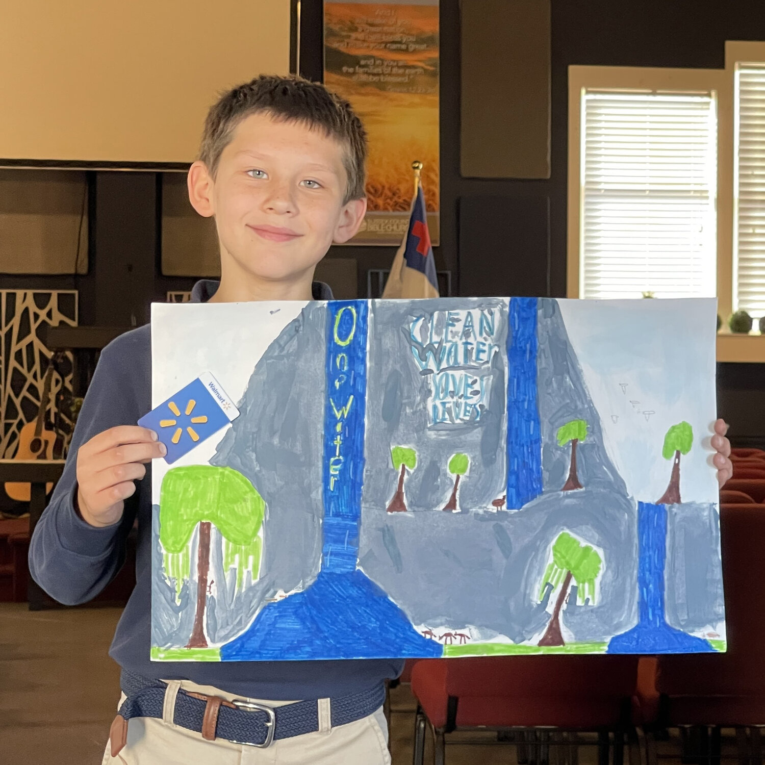 Lane Barbrow, a third grader at Legacy Academy in Harbeson, placed third in grade category 2-3 in the 2023 Sussex County Conservation Poster Contest.