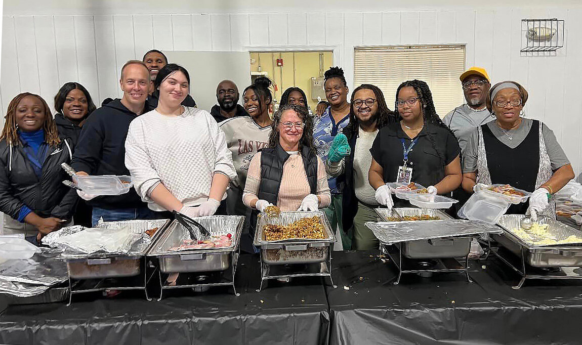 On behalf of Police Chief Justin Todd, along with the men and women of the Cambridge Police Department, a Thanksgiving feast was held Thursday at Greater Refuge Temple Church of God in Cambridge. Officers, staff members and volunteers were able to serve more than 400 community members with Thanksgiving dinner.
