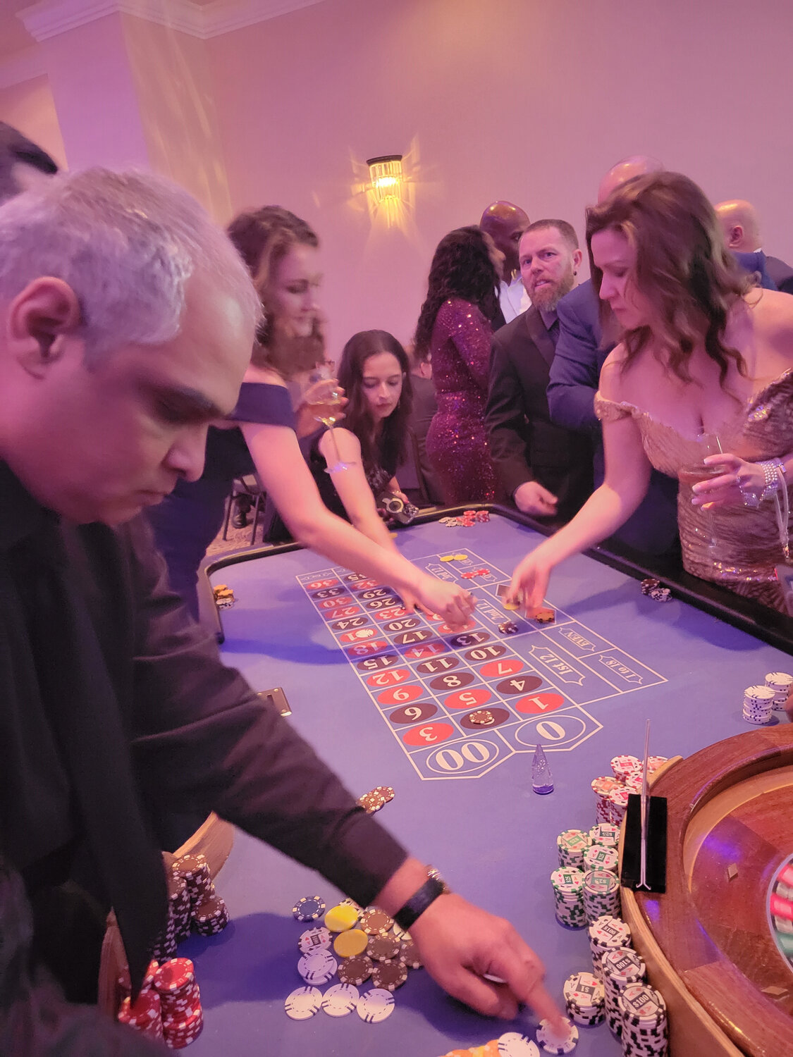 Casino-style entertainment draws guests at the 52nd annual Middletown Area Chamber of Commerce Gala on Friday.