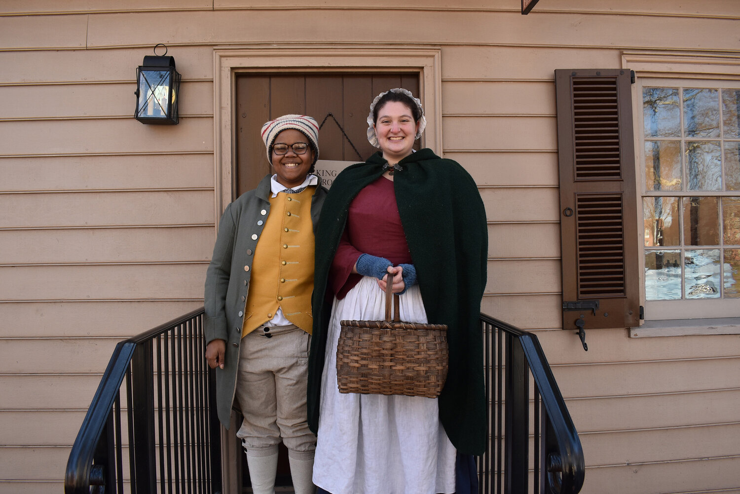 Bambi Smith, left, and Jane Pilato are historic site interpreters for Delaware State Parks. First State Heritage Park offers “Hidden Lives: Slavery, Freedom, and the Green” walking tours every Thursday, Friday and Saturday in February 2024. They share the stories of everyday people whose lives and experiences of underrepresented individuals whose stories might otherwise be forgotten.