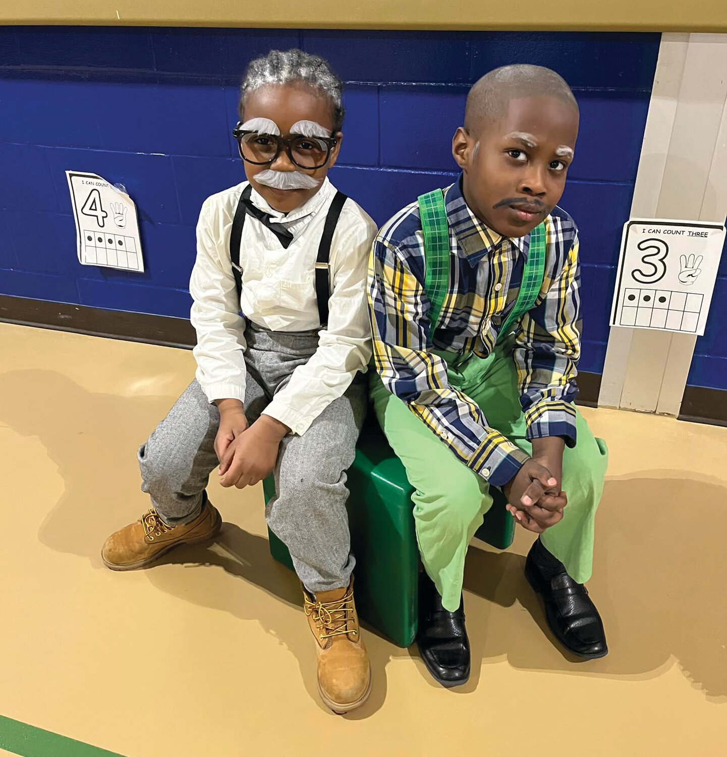 SALISBURY -- What would it be like to be 100? On Feb. 12, students at Chipman Elementary School had fun celebrating the 100th Day of the school year. (Photo courtesy Wicomico County Schools)