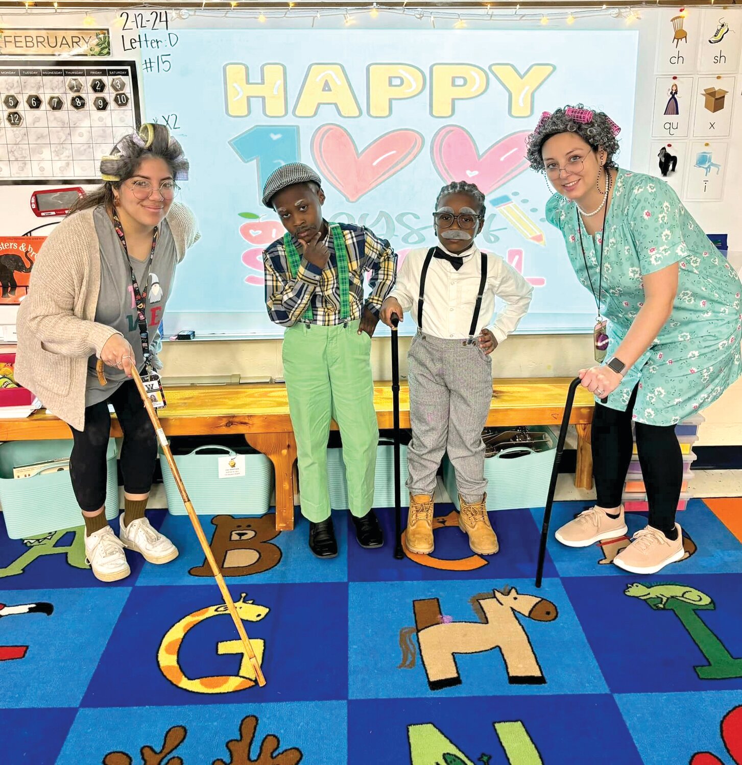 SALSIBURY -- On Feb. 12, students at Chipman Elementary School had fun celebrating the 100th Day of the school year. (Photo courtesy Wicomico County Schools)
