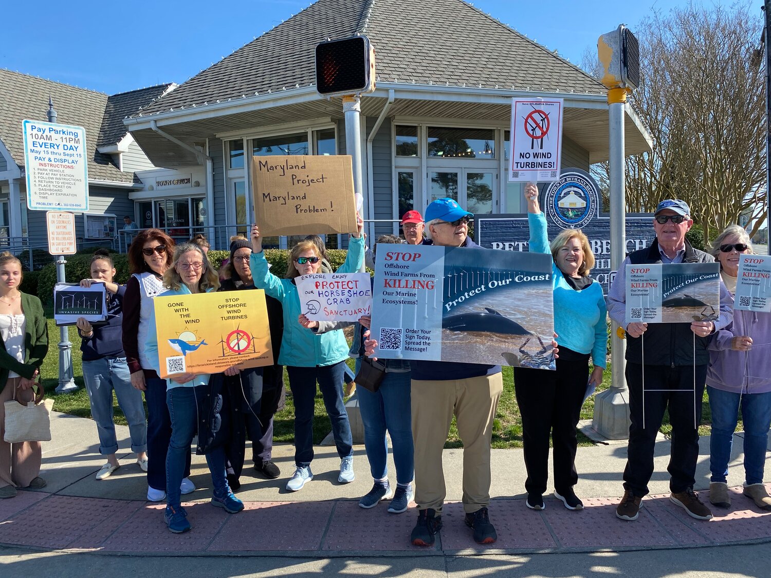 Bethany Beach transmission line site meeting draws support, protests ...