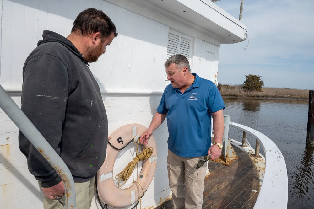 Coast Guard helps commercial fishermen ensure a safe catch | Bay to Bay ...