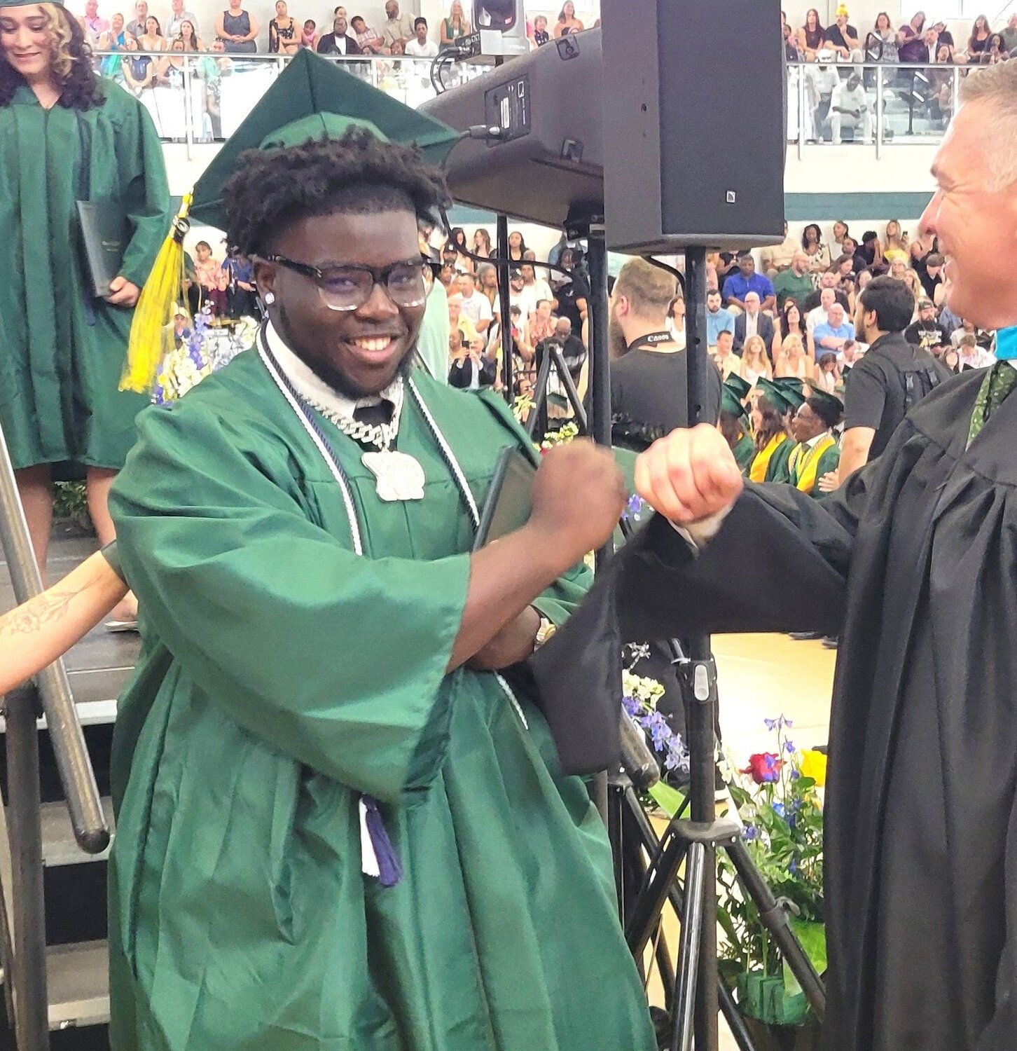 Odessa High's 311 seniors receive diplomas in home gymnasium