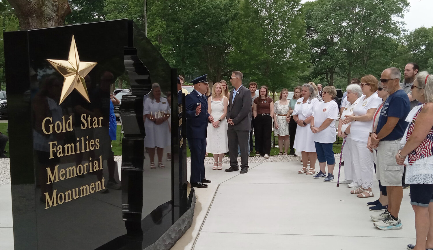 Gold Star monument dedicated at Millsboro cemetery