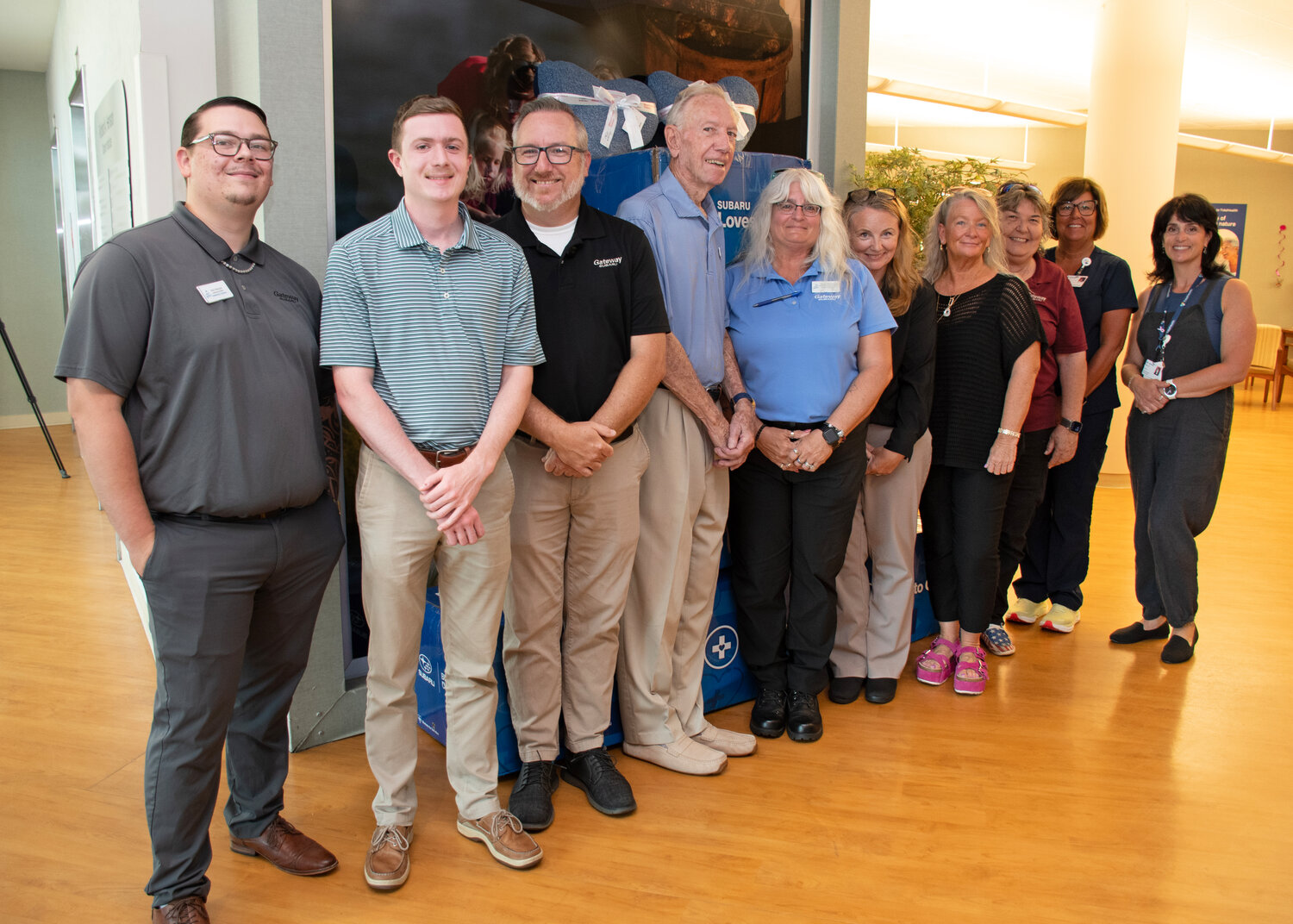 Gateway Subaru and Blood Cancer United support TidalHealth cancer patients