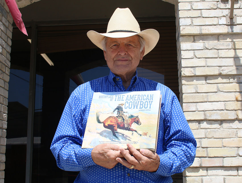 Former Nixon-Smiley High School Principal Donald Hoffman has penned his second book on the history of Gonzales County. (Brooke Sjoberg)