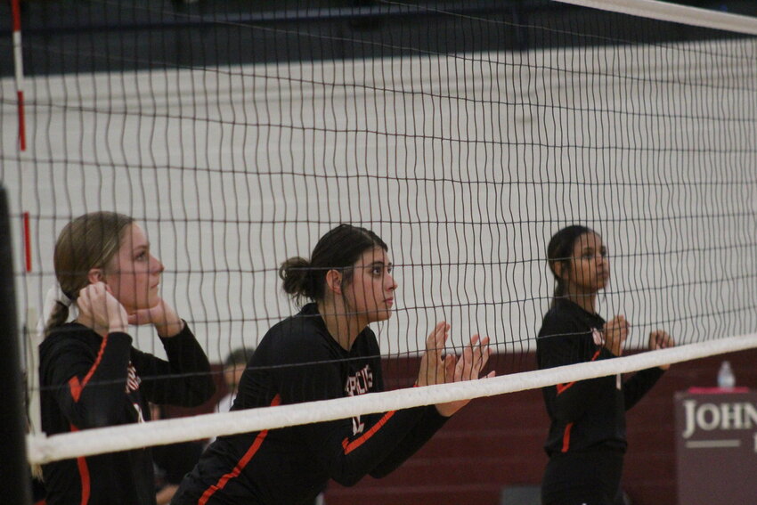 Isabella Ikard (15)--First Team All-District (middle)