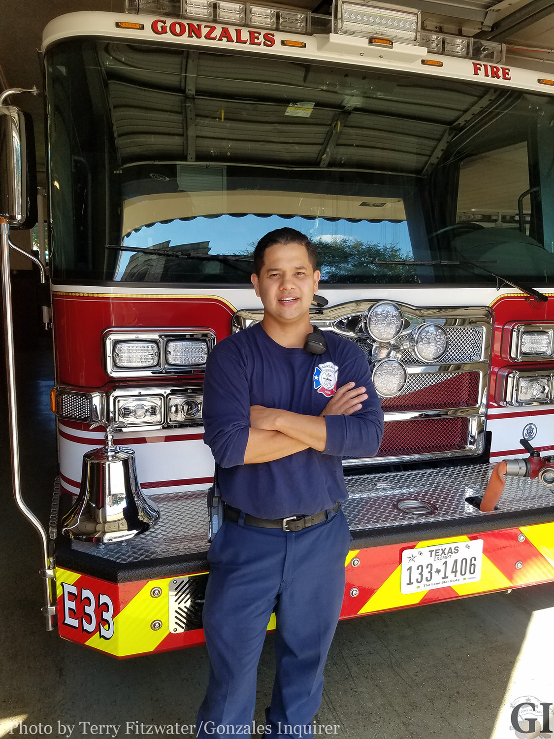 Despite a bit of teasing from the guys at the fire station, Eddie Velazquez enjoyed his time as an extra in filming the T.V. series The Son.