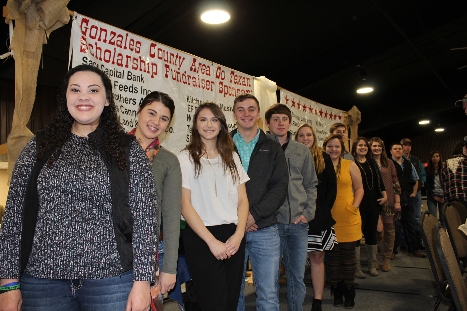 Last year the Gonzales County Area Go Texas Scholarship Fund issued $71,950 in scholarships, to 16 students. These allocations were made through the generosity of donors attending the annual Steak Night Scholarship Fundraiser, held in January; and, through the Gonzales County Area Go Texan Tractor Pull and Cook-off held in September.