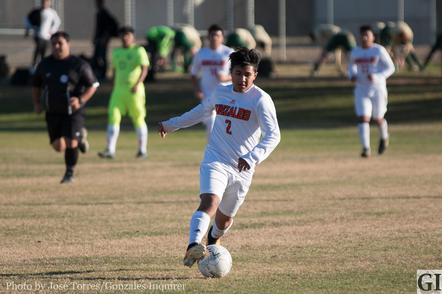 Erbin Orduna (8) came away with two goals during the Pleasanton tournament.