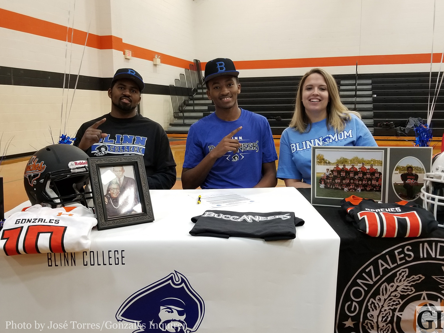 The multi-sport athlete Trevion McNeil officially signed on to attend Blinn College and play football for the Buccaneers.