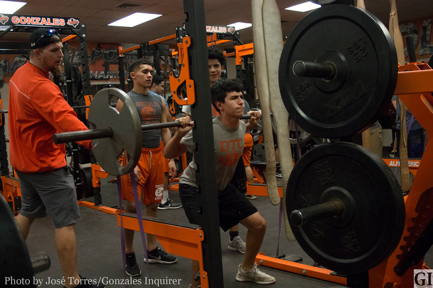 Gonzales coaches keep the weight room open after school for students wanting to continue their training, regardless of the season.