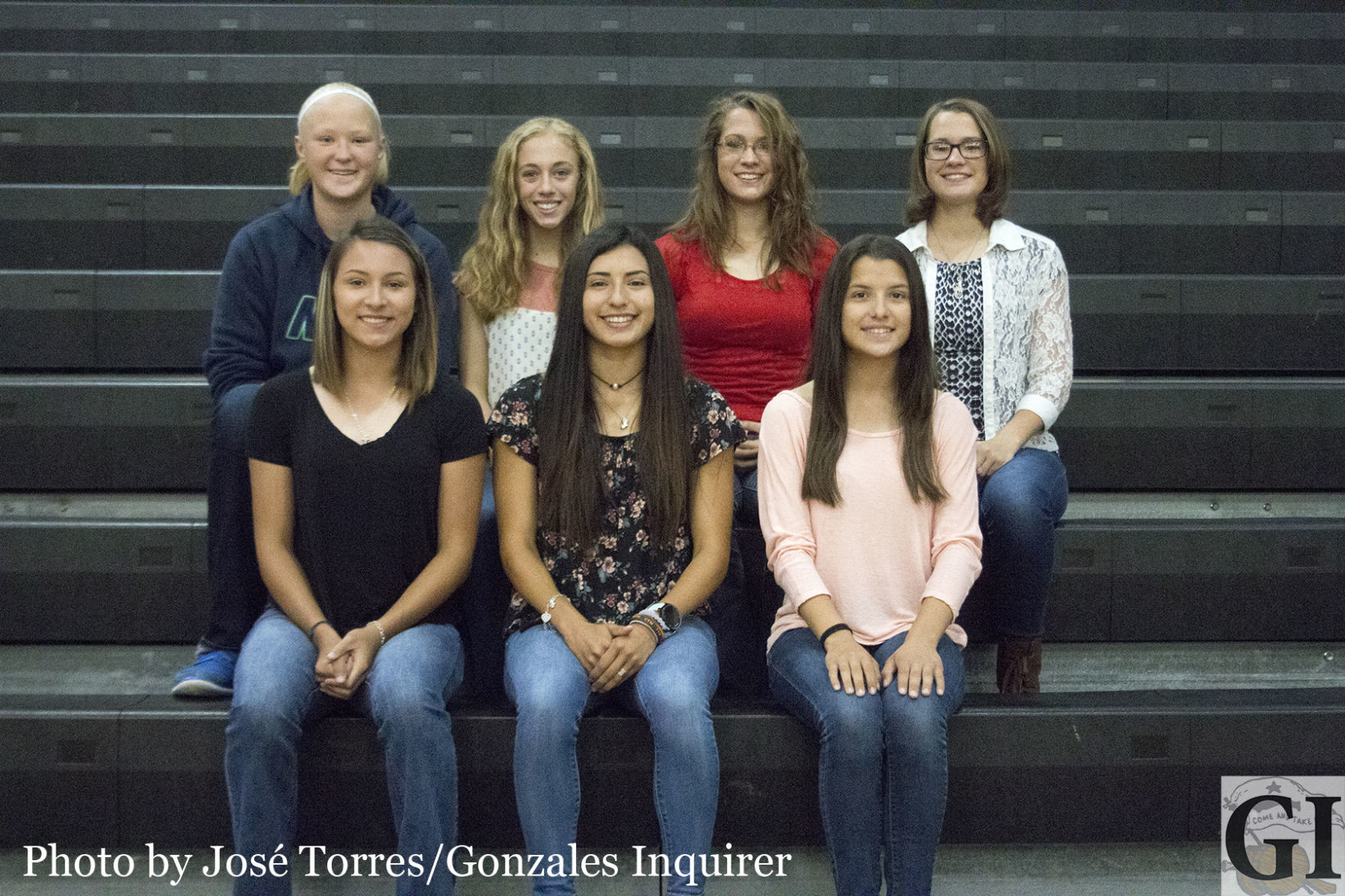 The Gonzales Lady Apaches will be competing in at least seven events at the regional meet this Friday. Pictured are the qualifiers for that meet.