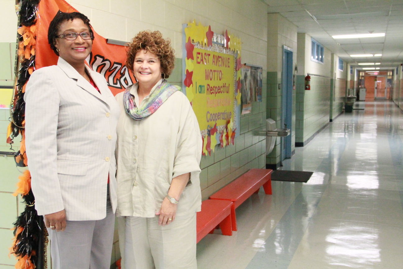 East Avenue Primary will not have one but two principals when the first bell rings on Aug. 24. Dr. Damaris Womack will join Christi Leonhardt for the first half of the year as work concludes on the new Gonzales Primary Academy.