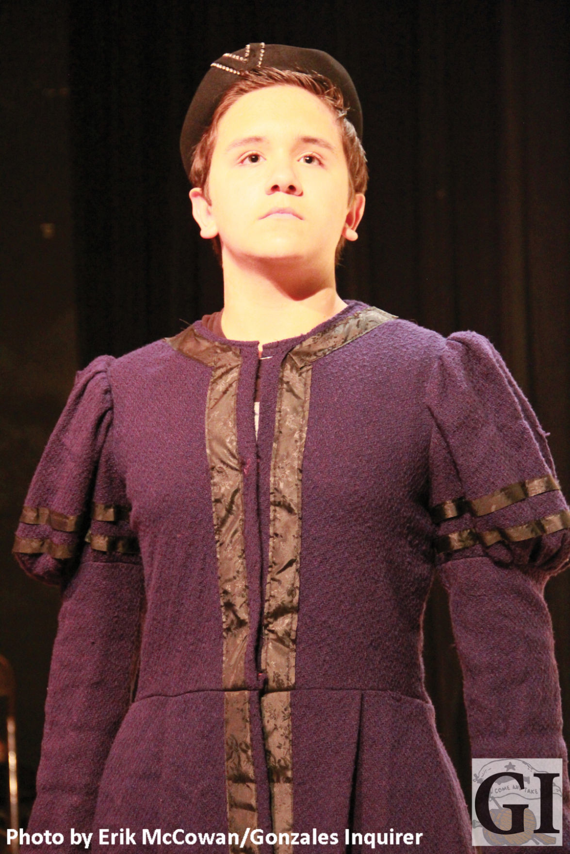 Crystal Theater young actor Tyler Barfield is all settled in this week at Camp Shakespeare at Winedale near Round Top. Next Thursday, he brings his new friends to town as they perform a free show of “A Midsummer Night’s Dream.”