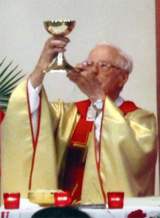 Rev. Simon Peter Brzozowski, M.S.F. celebrates his Golden Anniversary of priesthood, with a Mass of Joy and Thanksgiving in his hometown parish at St. James Catholic Church in Gonzales.