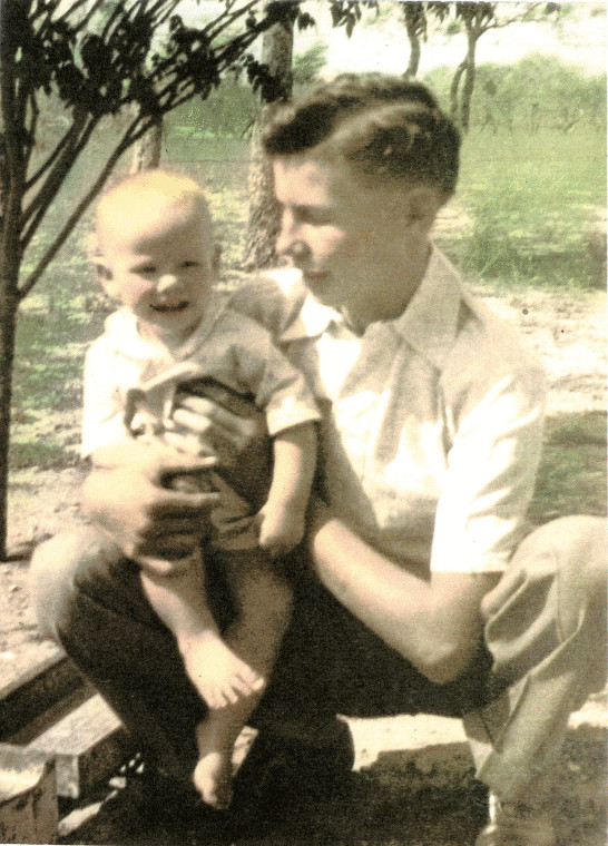 Streeter with baby brother Henry Wayne, circa 1940