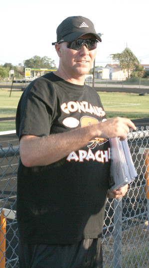 Cully Doyle is the Gonzales girls athletic coordinator, head cross country coach and head girls track and field coach. He has had more than 40 athletes participate in his evening workouts over the last two weeks.