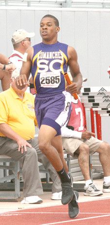 Trevion Flowers will run the anchor leg on both the Shiner 400 and 800-meter relays Saturday at the Class A state track and field meet.