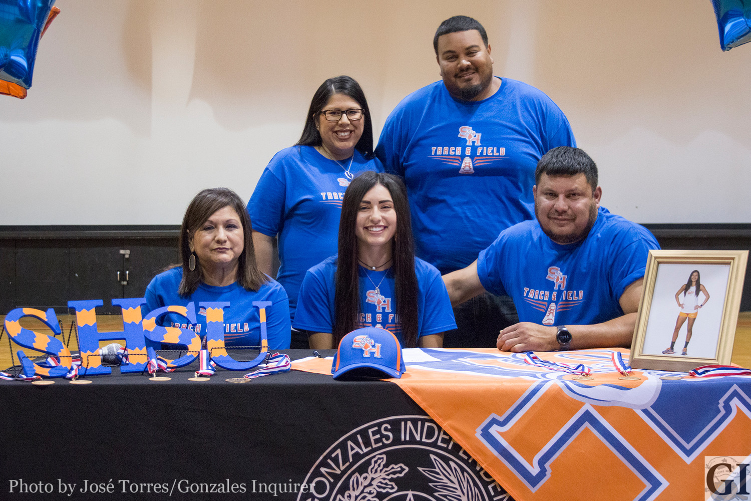 Haley Garza signed on Wednesday to Sam Houston State University to continue her long-distance running career.