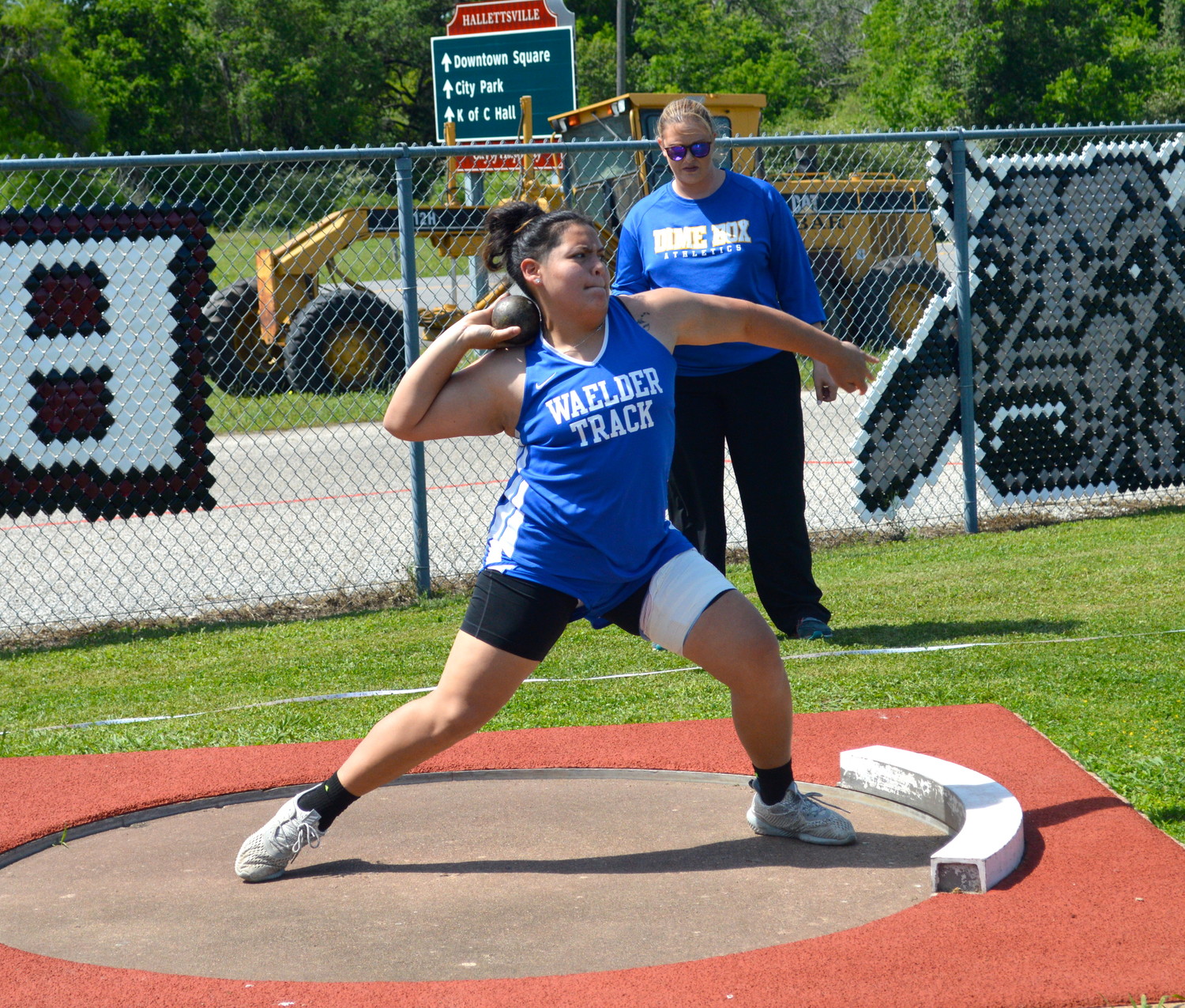 Malorie Puente (pictured) was one of three athletes who won gold at the District 30-1A track meet last week. Aquria Fields and Isaiah Miller Jones also took gold in their events.