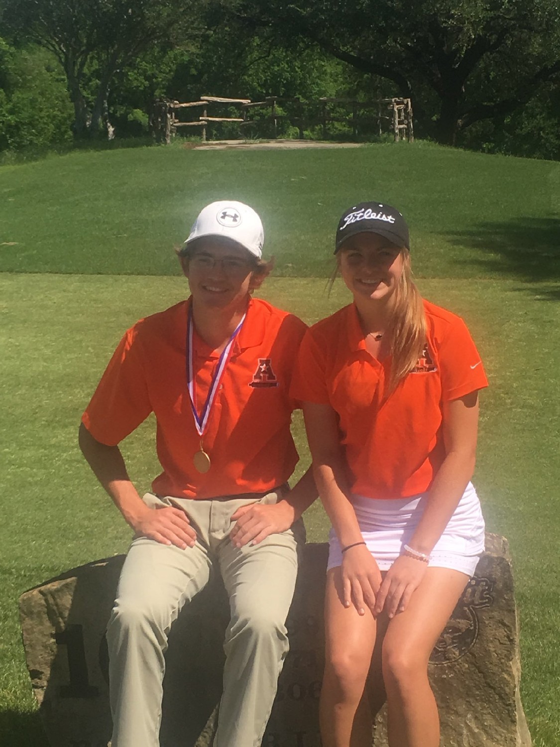 Sophomores Mason Richter and Kiley Allen advanced to the regional meet after placing first as district individual medalists for their respective sides. Richter placed first overall, winning the district title on the boys side. Allen placed fourth overall on the girls. Both golfers travel to Corpus Christi for the Region IV-4A meet from April 23-24.