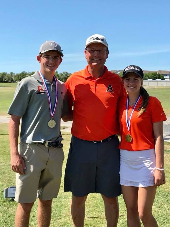 Mason Richter and Kiley Allen are headed to the state golf tournament after medaling in the Region IV-4A golf meet this week. Richter placed second overall while Allen placed third after a three-hole playoff.