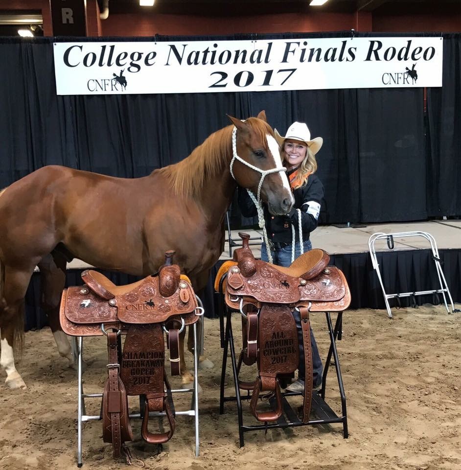 Gonzales grad Loni Lester is about to call it a career at Sam Houston State University, where she competed with the school's rodeo team, earning a college national finals championship along the way. The Texas Junior High Rodeo Association is returning to town soon, where she got her start in the sport.