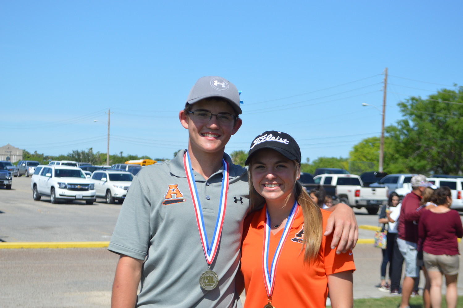 Mason Richter (left) finished middle of the pack in the boys golf state meet earlier this week. Kiley Allen (right) will take on the girls golf state meet this upcoming Monday and Tuesday. Allen’s trip to Marble Falls will be her first as a state-qualified competitor.