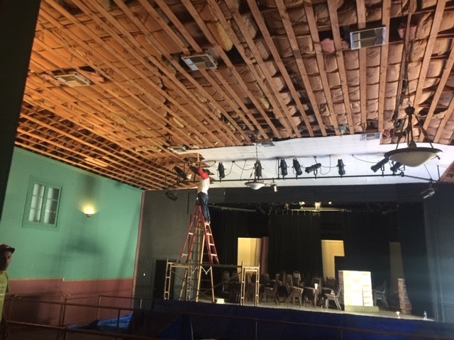 A bit of unexpected remodeling won't stop the show. The curtain parts at 3:30 p.m. today, admission is free, and the air conditioning is promised to be working. The recent construction shows the need for local support and donations to keep the shoestring Crystal Theatre and its programs going.