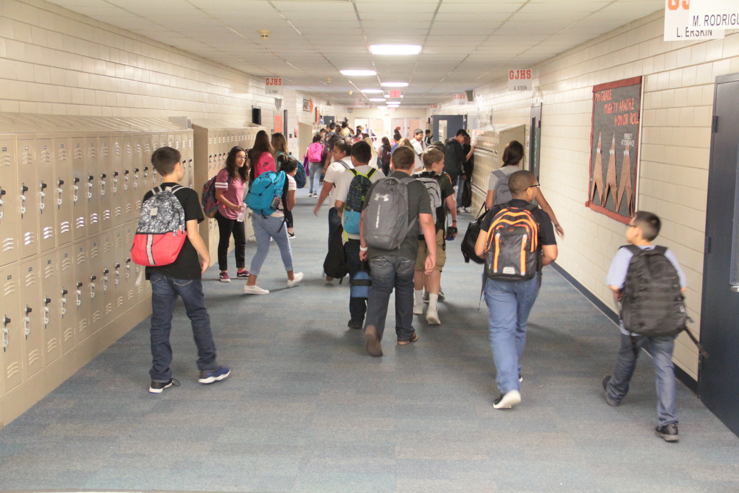 Gonzales Junior High was back in session this week. The campus received one of the better scores in GISD from the new Texas Achievement Performance Report, having “met standard” with a score of 82. Other Gonzales campuses did not fare so well.
