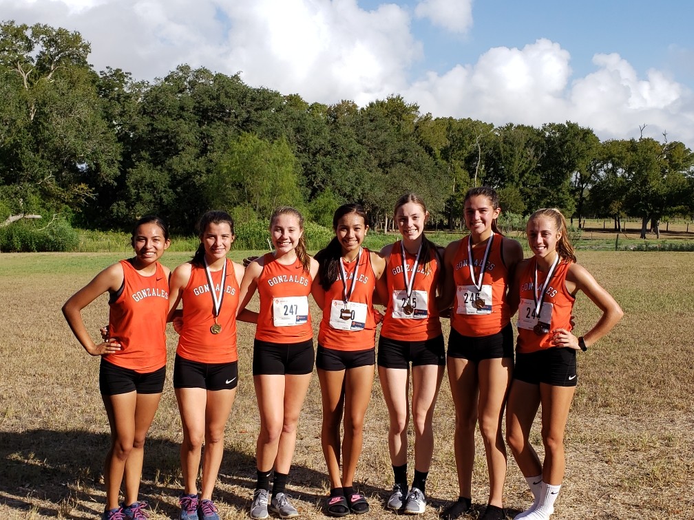 Gonzales was just one of many area schools that competed in the Moulton cross-country meet last weekend. The Lady Apaches finished second in the 3A-6A race.