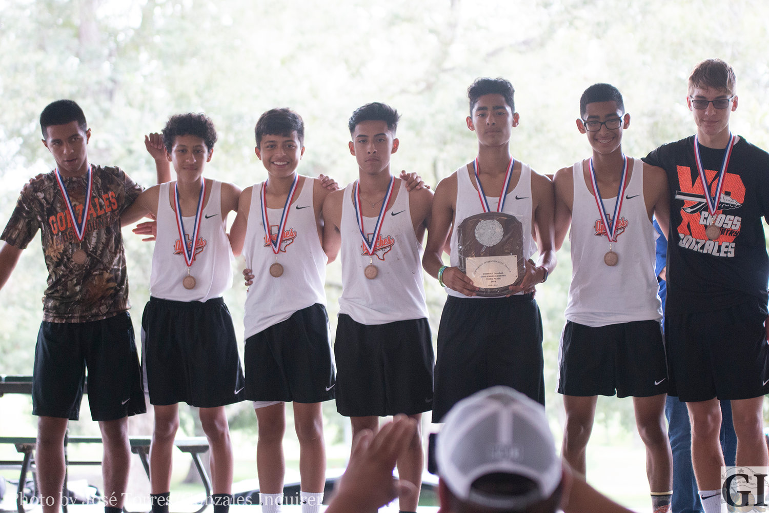 The Gonzales team of Avram Almaguer, Avery Almaguer, Antonio Hernandez, Daniel Garcia, Ruben Ortiz, Carlos Mendoza and Mark Burek will be headed to the Region IV-4A meet in Corpus Christi after placing third in the District 30-4A meet.